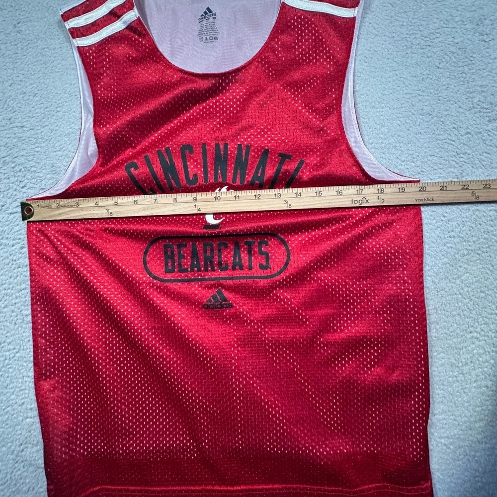 Adidas Jersey Mens S Red Cincinnati‎ Bearcats Mesh Practice Tank Basketball UC